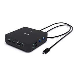 I-Tec USB-C DP Dual HDMI Docking Station con Power Delivery 100W + Cargador Universal 100W
