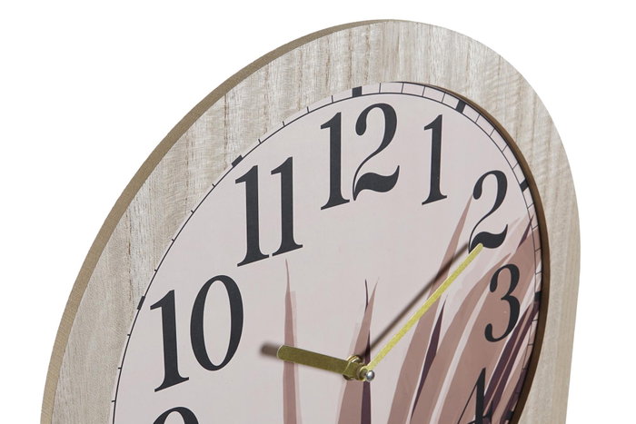 DKD Home Decor Reloj Boho Natural Multicolor 4.5 x 56 x 34 cm (2 Unidades)