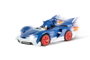 CARRERA Coche Radio Control Team Sonic Escala 1:18 Azul y Plateado