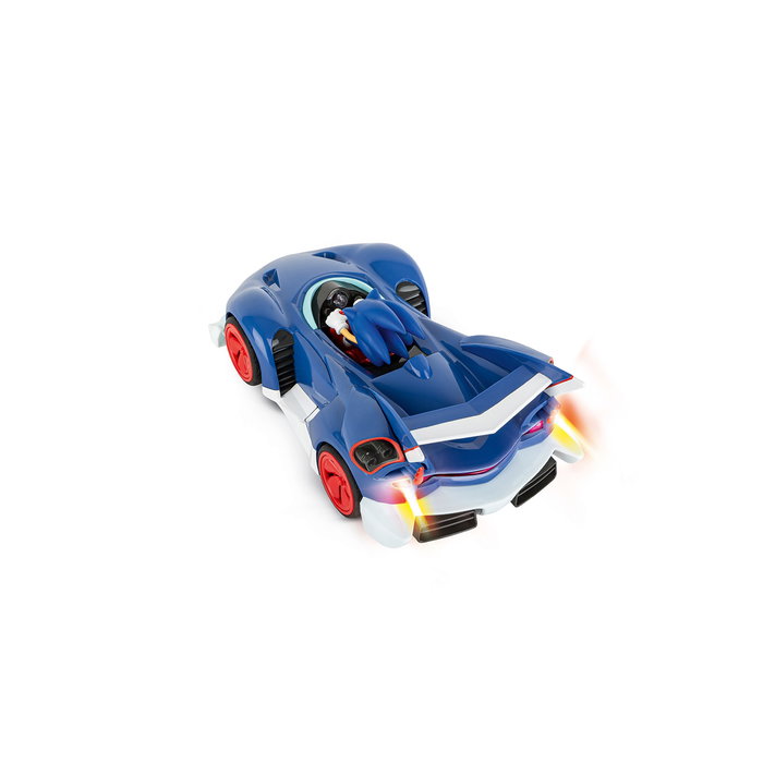 CARRERA Coche Radio Control Team Sonic Escala 1:18 Azul y Plateado