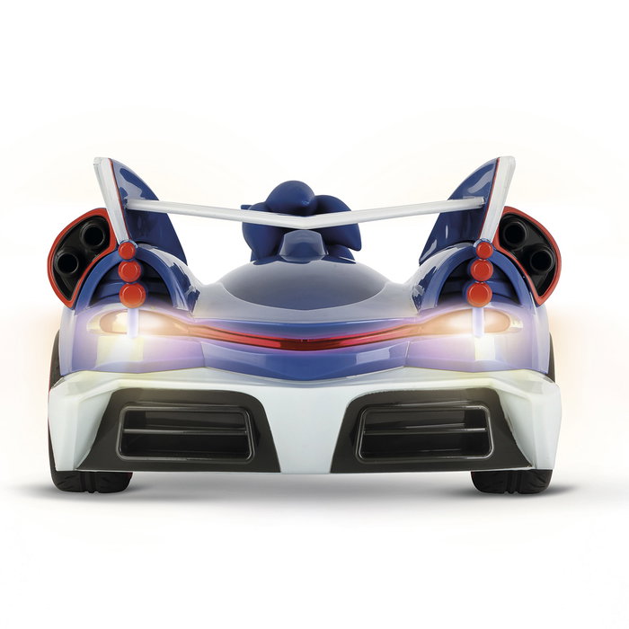 CARRERA Coche Radio Control Team Sonic Escala 1:18 Azul y Plateado