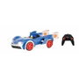 CARRERA Coche Radio Control Team Sonic Escala 1:18 Azul y Plateado