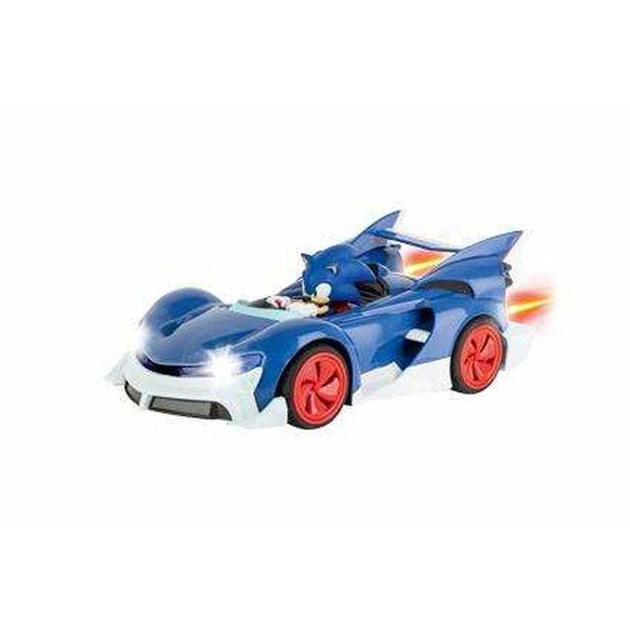 CARRERA Coche Radio Control Team Sonic Escala 1:18 Azul y Plateado