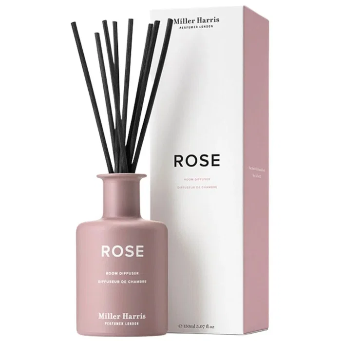 Miller Harris Difusor de aroma con varillas Rose, Palo Miller Harris Difusor de aroma con varillas Rose, Palo