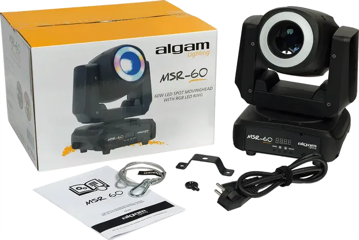 ALGAMLIGHT Cabeza Móvil Spot Led 60W Con Anillo Led