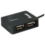 EQUIP Mini Hub de Viaje 4 Puertos USB 2.0 Negro