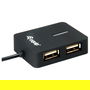 EQUIP Hub USB 128952 4 Puertos USB 2.0 Negro 480Mbps