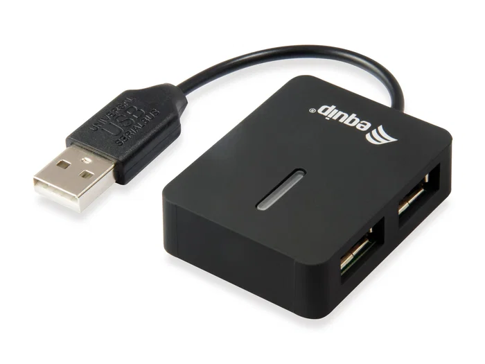 EQUIP Mini Hub de Viaje 4 Puertos USB 2.0 Negro EQUIP Mini Hub de Viaje 4 Puertos USB 2.0 Negro