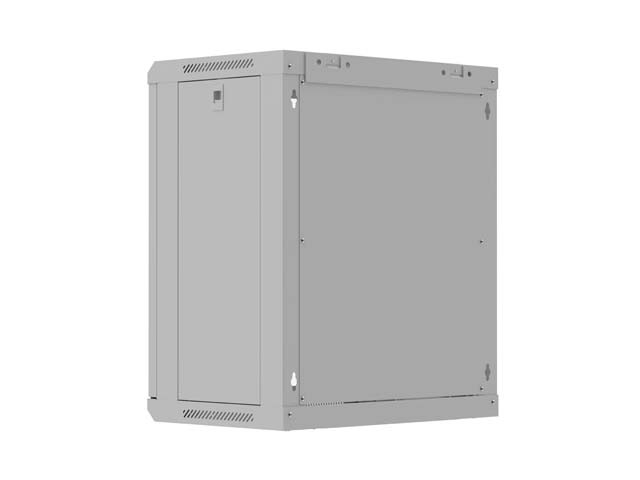 LANBERG Armario Rack 12U 19 pulg. Gris con Puerta de Cristal