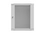 LANBERG Armario Rack 12U 19 pulg. Gris con Puerta de Cristal