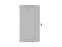 LANBERG Armario Rack 12U 19 pulg. Gris con Puerta de Cristal