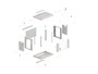 LANBERG Armario Rack 12U 19 pulg. Gris con Puerta de Cristal