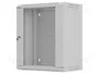 LANBERG Armario Rack 12U 19 pulg. Gris con Puerta de Cristal