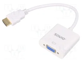 SAVIO Convertidor D-Sub 15pin HD a HDMI