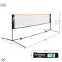 Color Baby Red Portátil Volley/Badminton 5 Metros Altura Ajustable