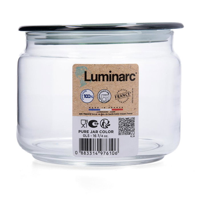 Tarro Vidrio Pure Jar Luminarc 0,5 L