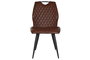 DKD Home Decor Silla 51 x 87 x 48 cm Marron Oscuro Negro (4 Unidades)