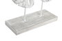 DKD Home Decor Decoración de Hoja con Acabado Desgastado Blanco
