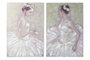 DKD Home Decor Cuadro Lienzo MDF Ballet Surtido de 2 Unidades (80x3x120 cm)