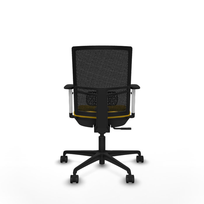 PIQUERAS Y CRESPO Silla de oficina Yunquera con mecanismo Sincro, Amarillo y Negro PIQUERAS Y CRESPO Silla de oficina Yunquera con mecanismo Sincro, Amarillo y Negro