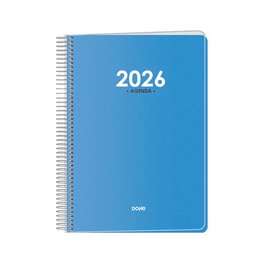 DOHE Agenda Anual Metropoli Espiral Azul 150x210 mm