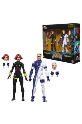 Hasbro Marvel Legends Series Black Widow & Quicksilver Pack de 2 Figuras