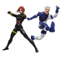 Hasbro Marvel Legends Series Black Widow & Quicksilver Pack de 2 Figuras