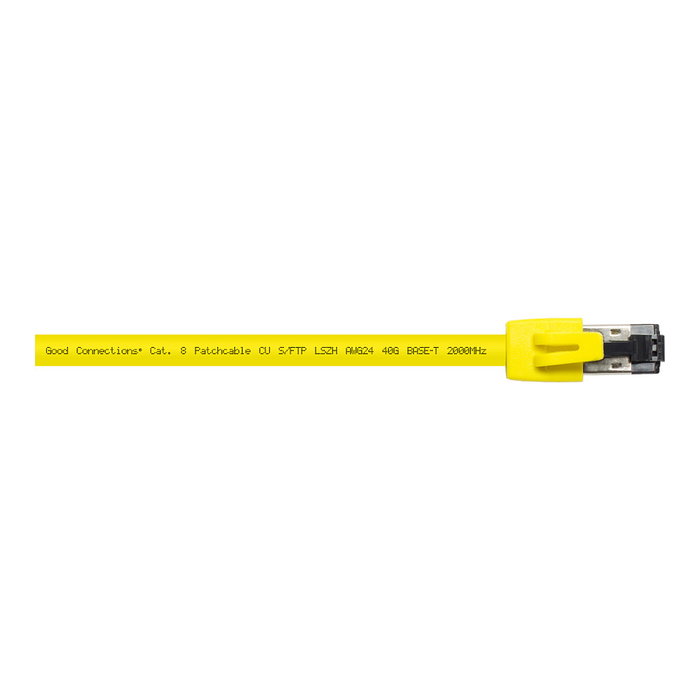 GoodConnections RNS® Patchkabel Cat. 8.1, S/FTP, 15m, Amarillo