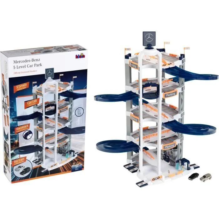 Klein Garaje de 5 Niveles con 2 Coches Pequeños - Juguete a Partir de 3 Años