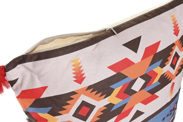 DKD Home Decor Cojín Ikat Multicolor Pack de 4 DKD Home Decor Cojín Ikat Multicolor Pack de 4