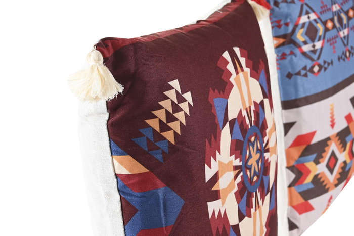 DKD Home Decor Cojín Ikat Multicolor Pack de 4 DKD Home Decor Cojín Ikat Multicolor Pack de 4