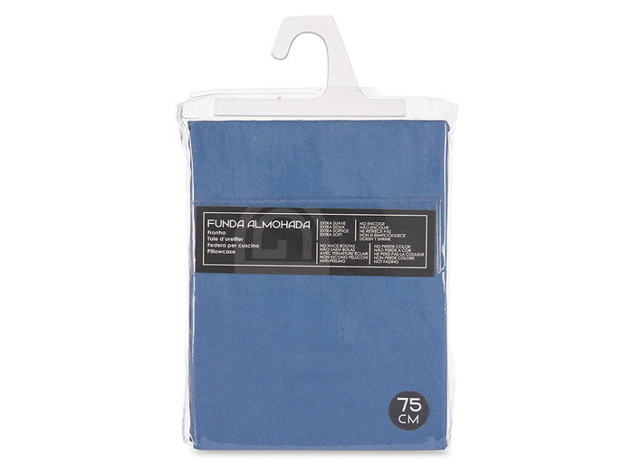 Giftdecor Funda Almohada 70x75 cm Azul, Extra Suave, No Encoge, No Hace Bolitas, No Pierde Color (Set de 24)