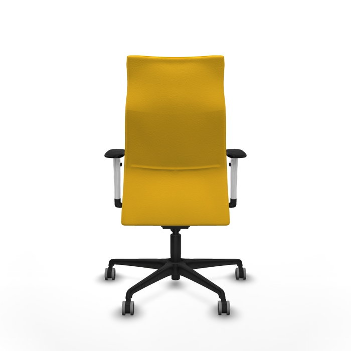 PIQUERAS Y CRESPO Sillón Albacete con mecanismo Sincro tapizado en Similpiel Amarillo PIQUERAS Y CRESPO Sillón Albacete con mecanismo Sincro tapizado en Similpiel Amarillo