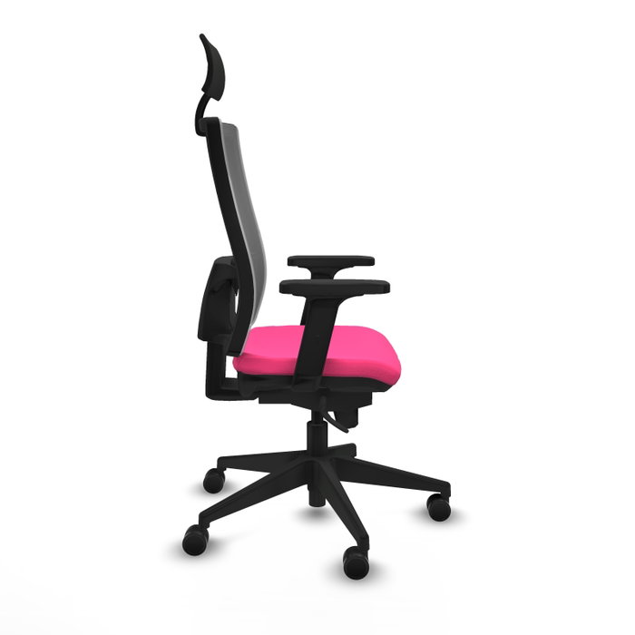 PIQUERAS Y CRESPO Silla de oficina Horna Rosa y Gris PIQUERAS Y CRESPO Silla de oficina Horna Rosa y Gris