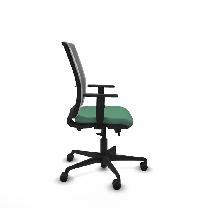 PIQUERAS Y CRESPO Silla de oficina Haches Verde esmeralda y Gris