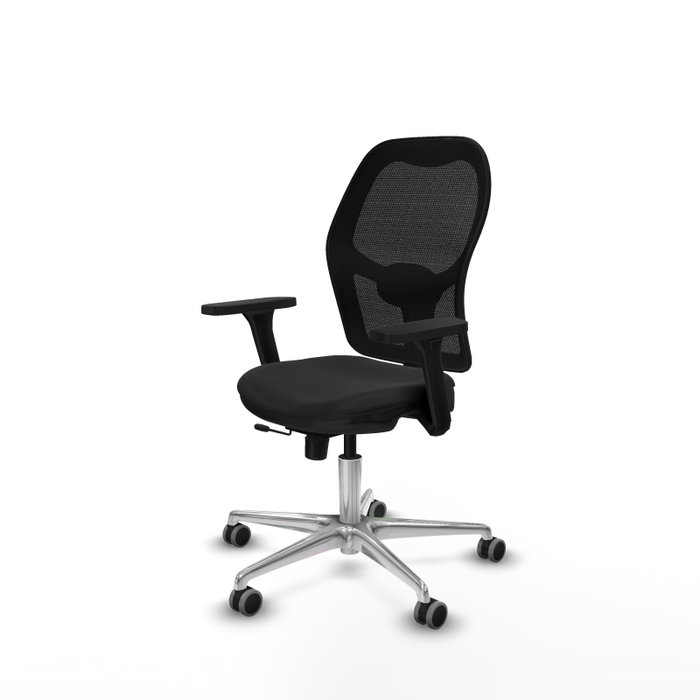 PIQUERAS Y CRESPO Silla de oficina Jorquera con mecanismo Sincro/Traslack en Negro
