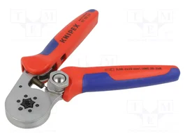 KNIPEX Crimpadora para terminales de cable y puntas de casquillos 28AWG-8AWG