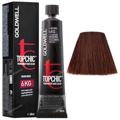 Goldwell TOPCHIC Tinte permanente 6KG Dark Copper Blonde 60 ml Goldwell TOPCHIC Tinte permanente 6KG Dark Copper Blonde 60 ml