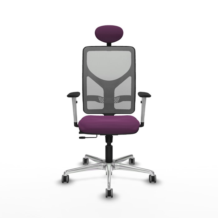 PIQUERAS Y CRESPO Silla de oficina Motilla Morada con mecanismo Sincro/Traslack