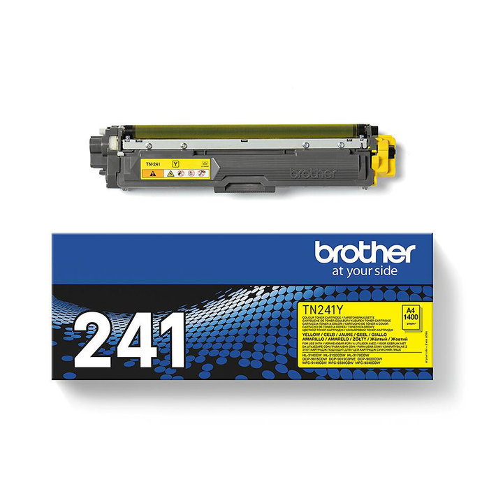 Brother TN-241Y Tóner Amarillo Brother TN-241Y Tóner Amarillo