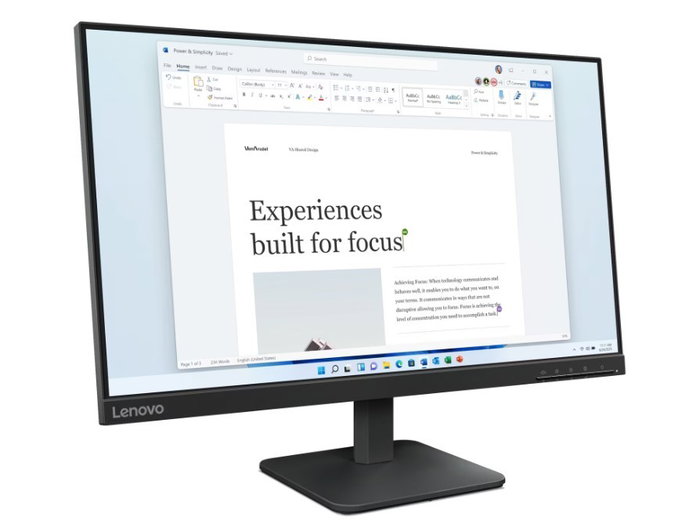 Lenovo L24-4e Monitor Full HD IPS 23.8 pulg. Raven Black