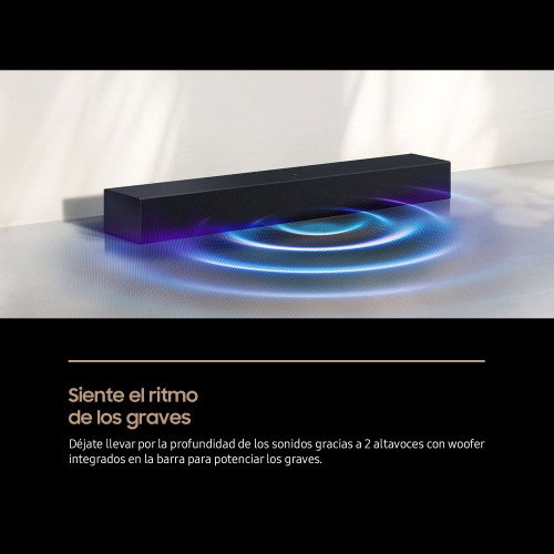 Samsung Barra de sonido HW-B400F/ZF Serie B 2.0 40W con Woofer Integrado, Dolby 2.0, One Remote y Bluetooth