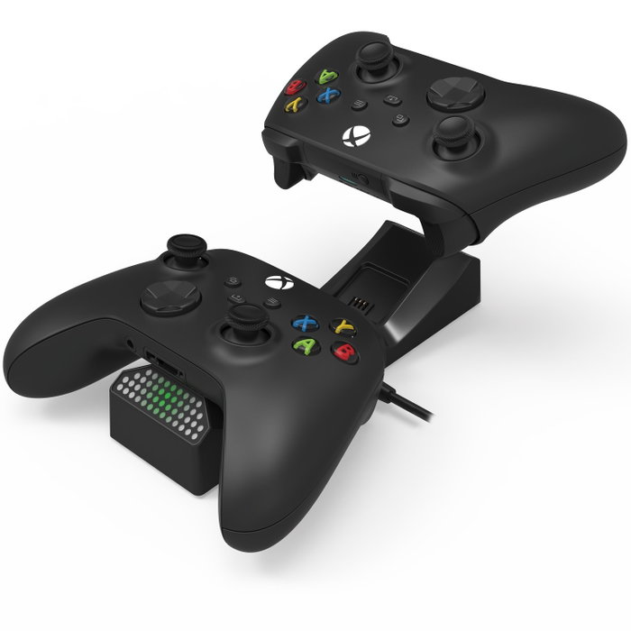Hori Estación de carga dual para mandos Xbox Series X/S y Xbox One - Negro Hori Estación de carga dual para mandos Xbox Series X/S y Xbox One - Negro