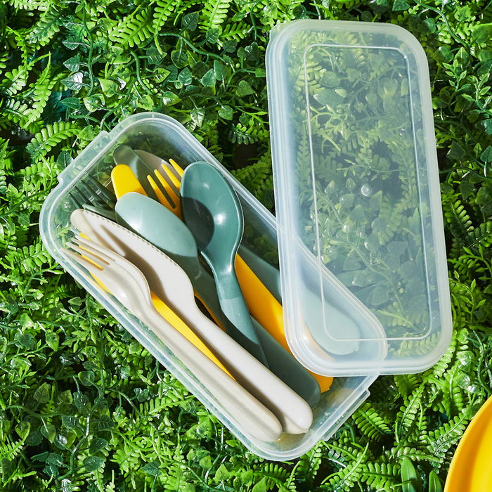 Home Deco Factory Juego De 12 Cubiertos Colección Bain De Soleil