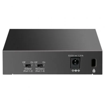 TP-Link LS105GP Switch de Sobremesa/Gigabit 5 Puertos con 4 Puertos PoE+ 802.3af/at, 65W Total, Hasta 250m Extensión, Plug and Play, Sin Ventilador, Para Cámaras IP, AP