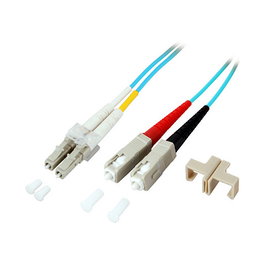 EFB Elektronik Cable de fibra óptica OM3 LC-SC 1m Turquesa
