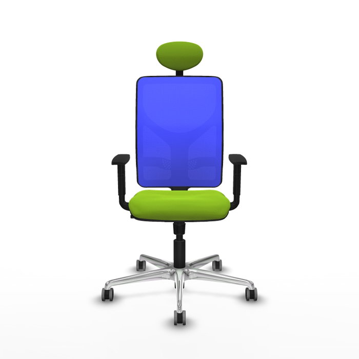 PIQUERAS Y CRESPO Silla de oficina Motilla con mecanismo Sincro, Pistacho y Azul PIQUERAS Y CRESPO Silla de oficina Motilla con mecanismo Sincro, Pistacho y Azul
