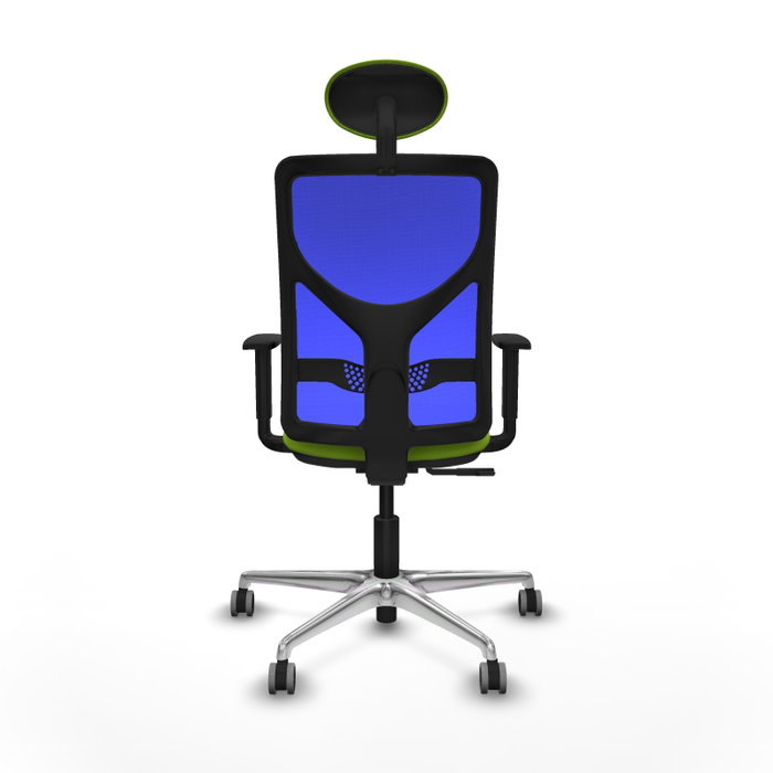 PIQUERAS Y CRESPO Silla de oficina Motilla con mecanismo Sincro, Pistacho y Azul PIQUERAS Y CRESPO Silla de oficina Motilla con mecanismo Sincro, Pistacho y Azul