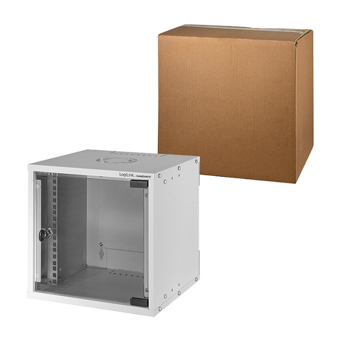 LogiLink W66Z30G Rack Cabinet 6U Gris