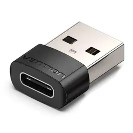 Vention CDWB0 Adaptador USB Tipo-C Macho a USB Hembra, USB 2.0 480Mbps Negro